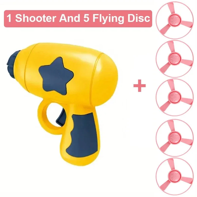 Mini Flying Disc Shooting Gun Chasing