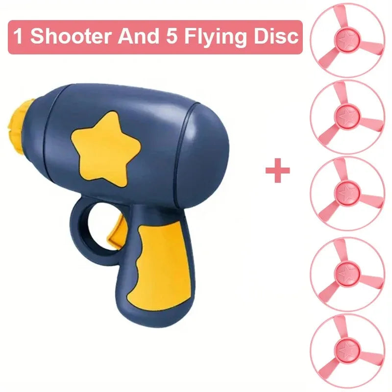 Mini Flying Disc Shooting Gun Chasing