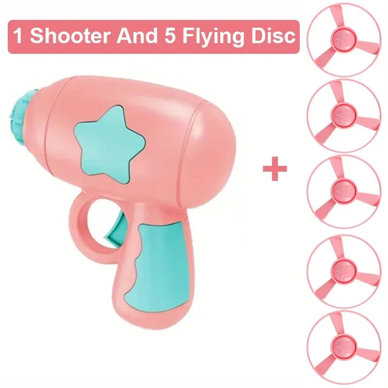 Mini Flying Disc Shooting Gun Chasing