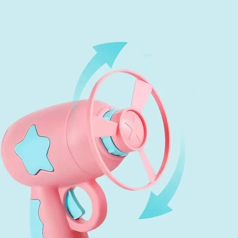 Mini Flying Disc Shooting Gun Chasing