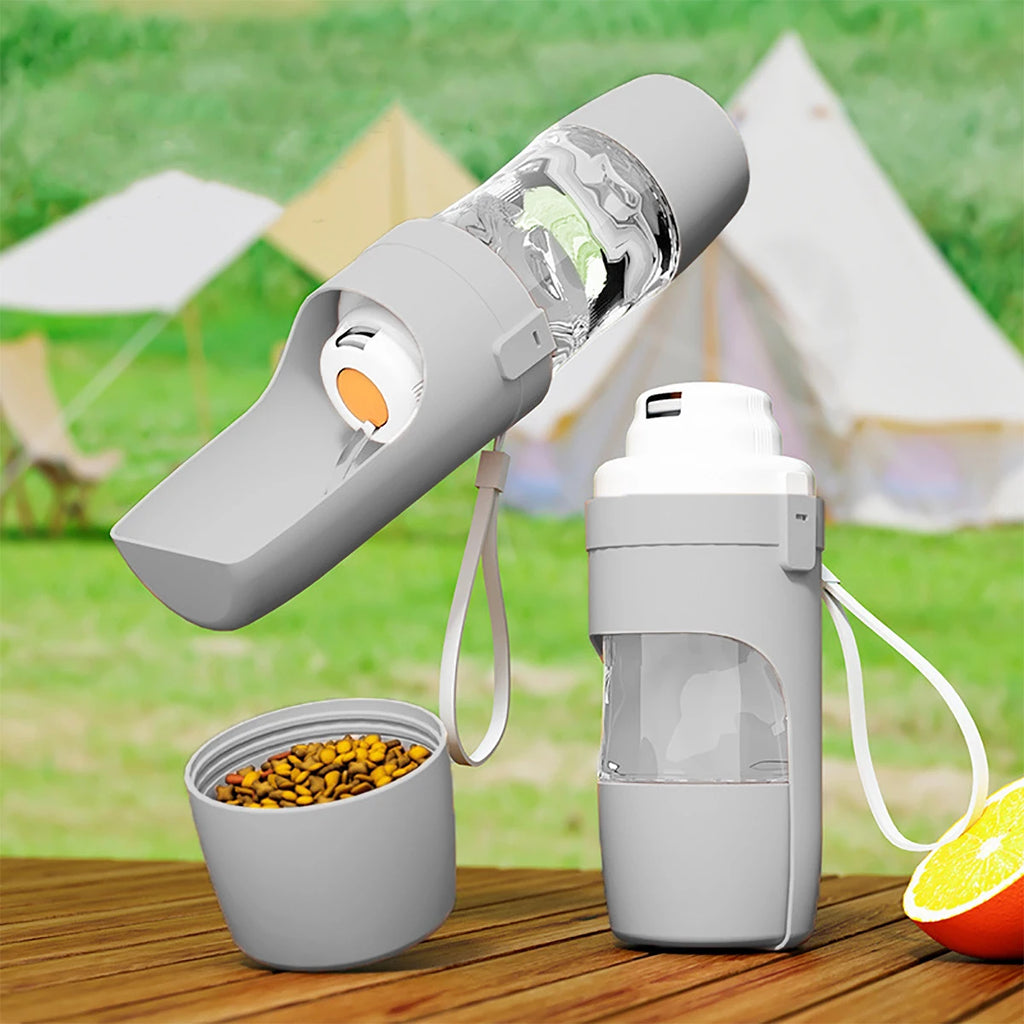 Portable Dog Water Bottle And Food Container