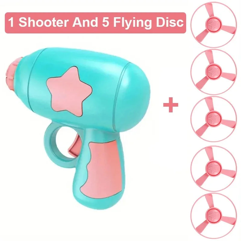 Mini Flying Disc Shooting Gun Chasing