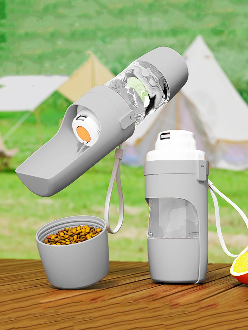 Portable Dog Water Bottle And Food Container