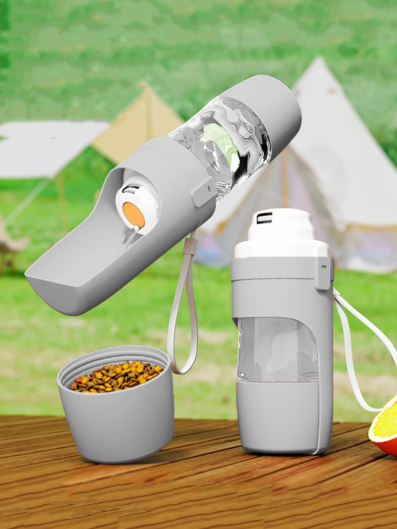 Portable Dog Water Bottle And Food Container